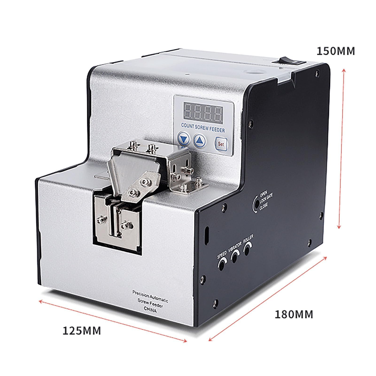 Alimentador automático de tornillos, máquina de disposición de tornillos orbitales ajustables para embalaje industrial, solución de automatización de tornillos eficiente y versátil