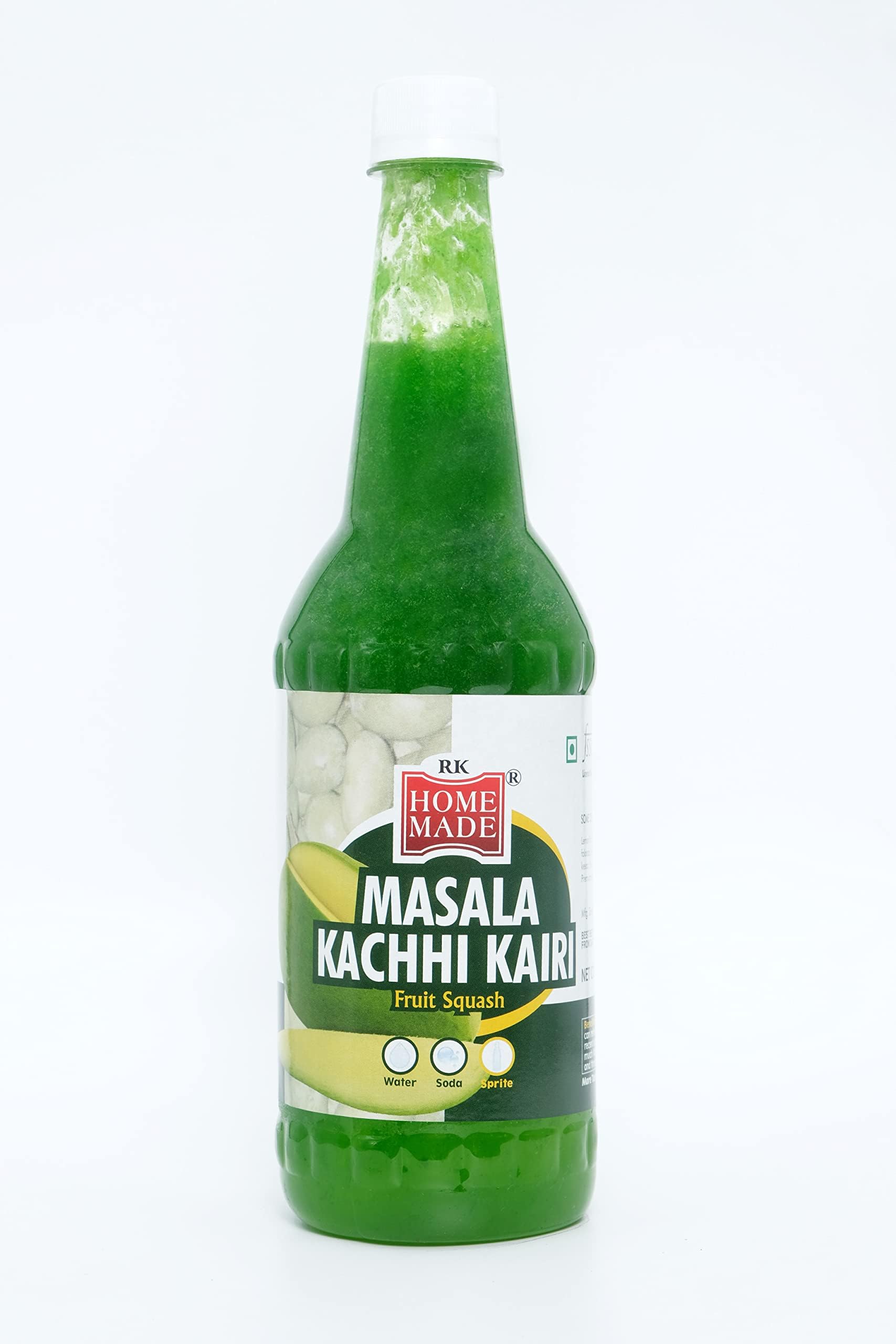 RK Homemade Natural Syrup® | Masala Kacchi Kairi Squash | Gluten-Free | 100% Vegan & Low Fat | Perfect Summer & Festive Drink