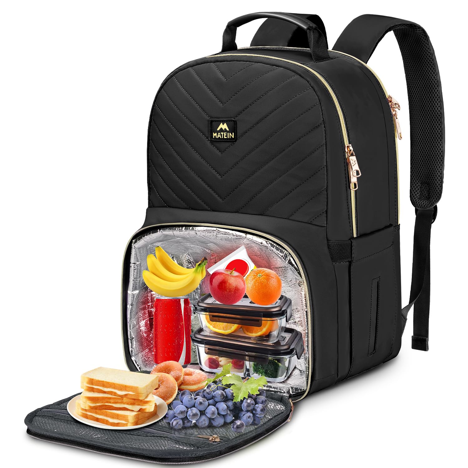MATEIN Work Backpack with Lunch Compartment