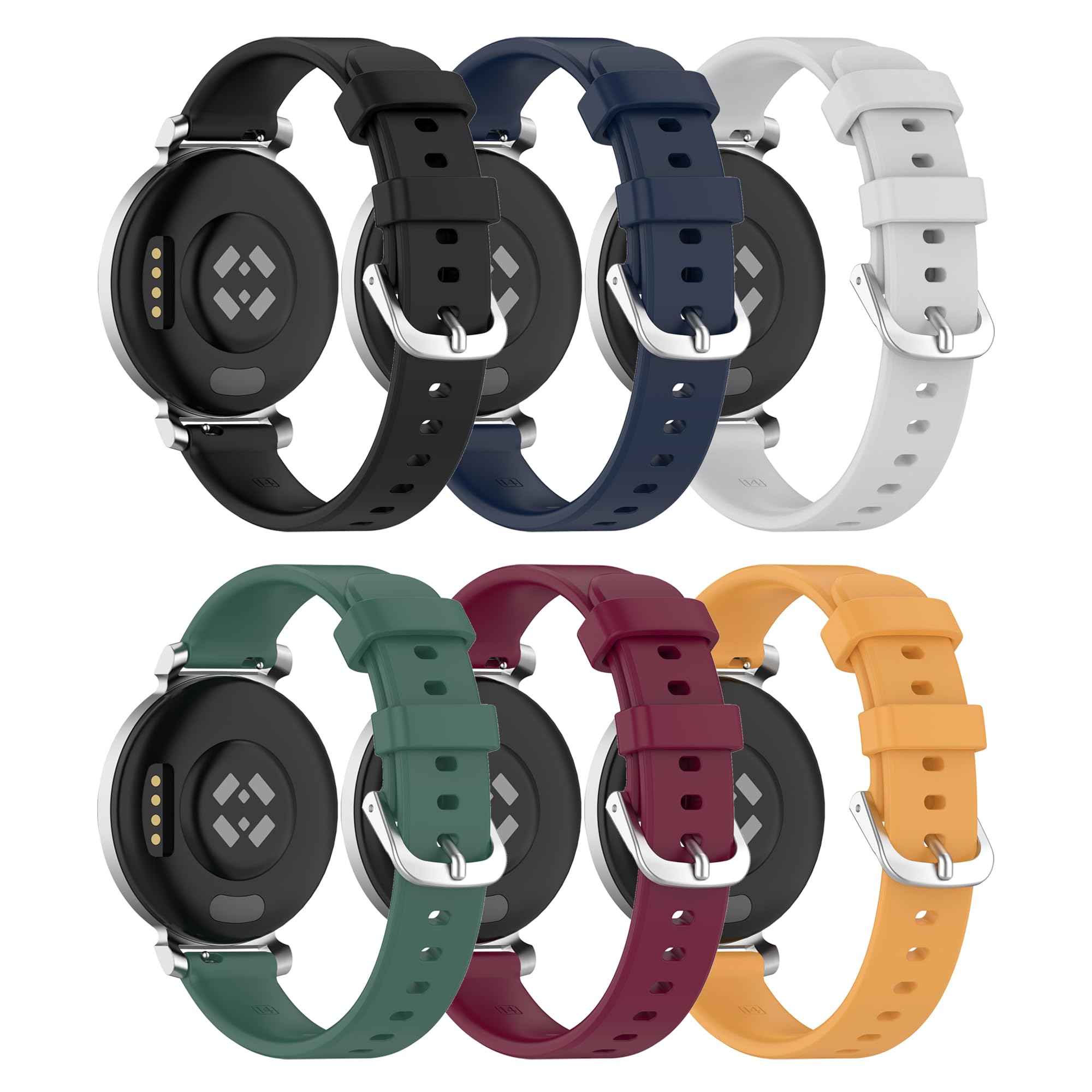 Bracelet de rechange en silicone souple pour Garmin Lily 2 Active (sans tracker)