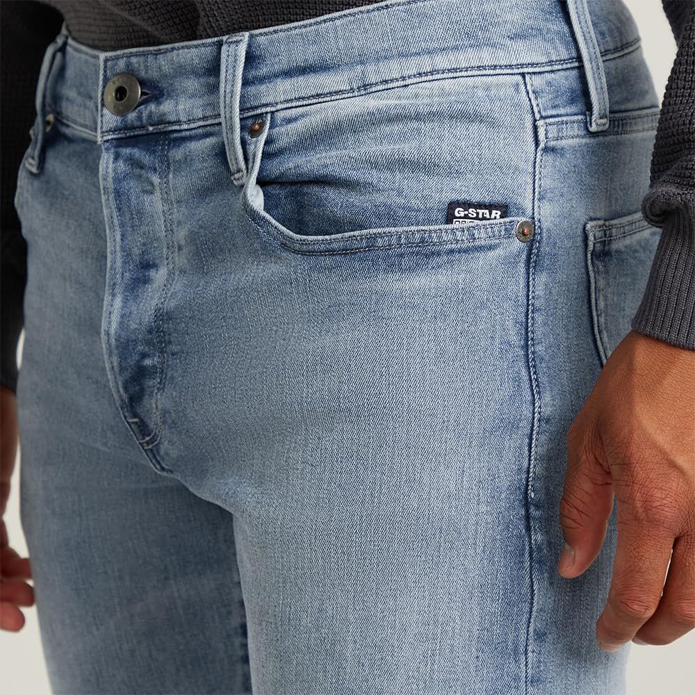 G-Star Herren 3301 Regular Tapered Jeans – Bild 6