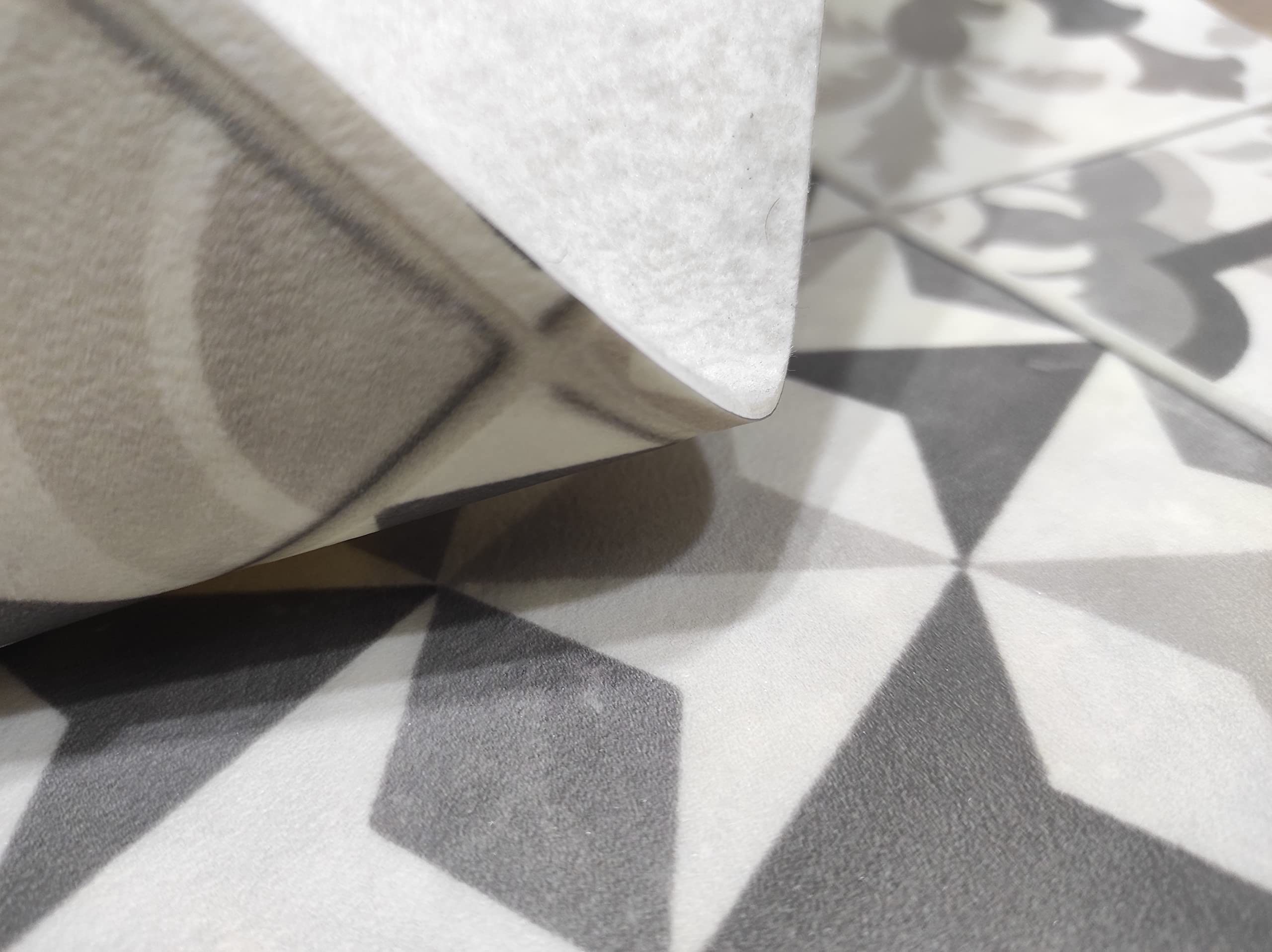Tadi & Imperio1979 Tapis vinylique hydraulique très Long carrelage Multicolore pour Cuisine, Couloir, Toilettes, Chambre à Dos PVC antidérapant.