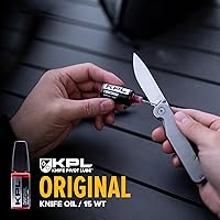 Vista 5 de Lubricante de pivote para cuchillo – Aceite original para cuchillas – Aceite sintético de rectificado para navaja de bolsillo – Lubricante