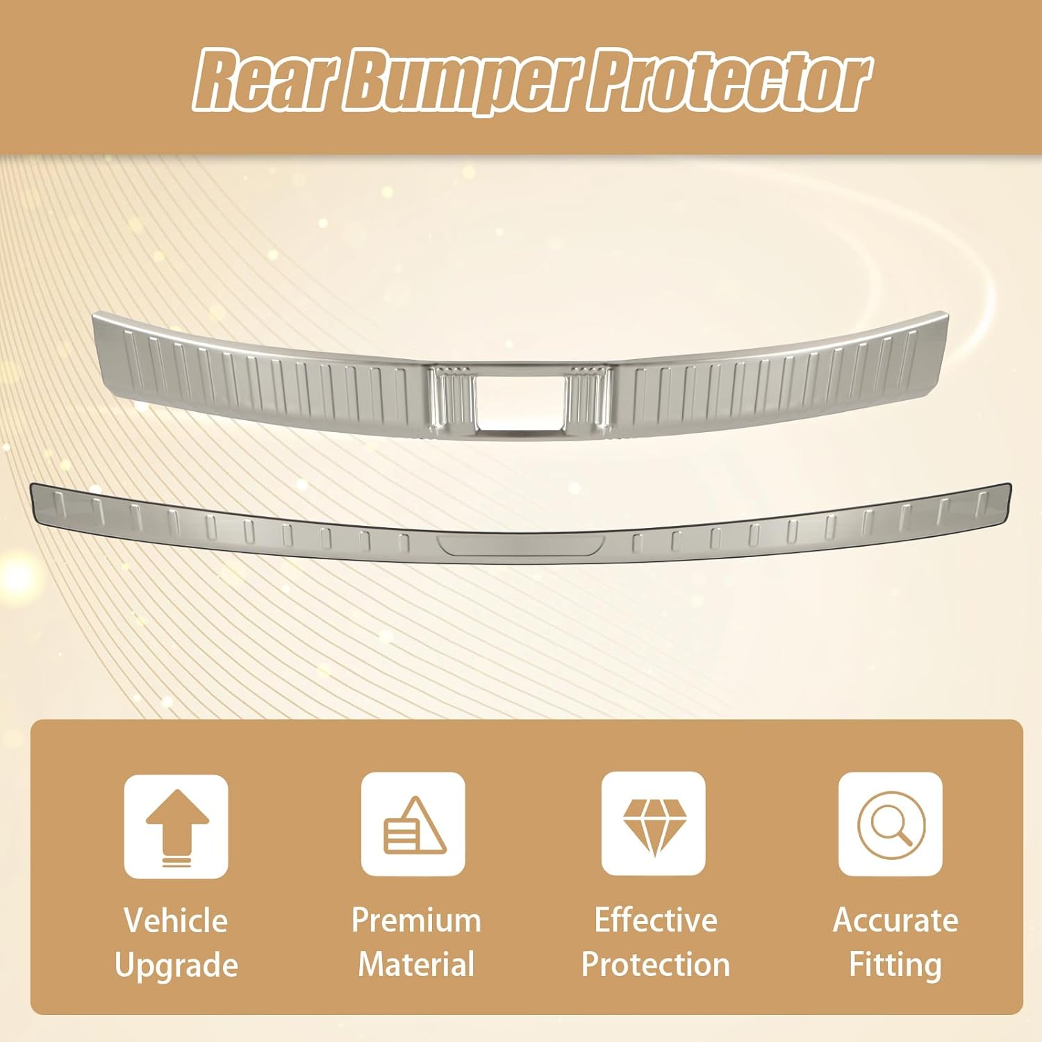 Rear Bumper Protector for Honda CRV 2023-2026 Rear Bumper Guard Cover