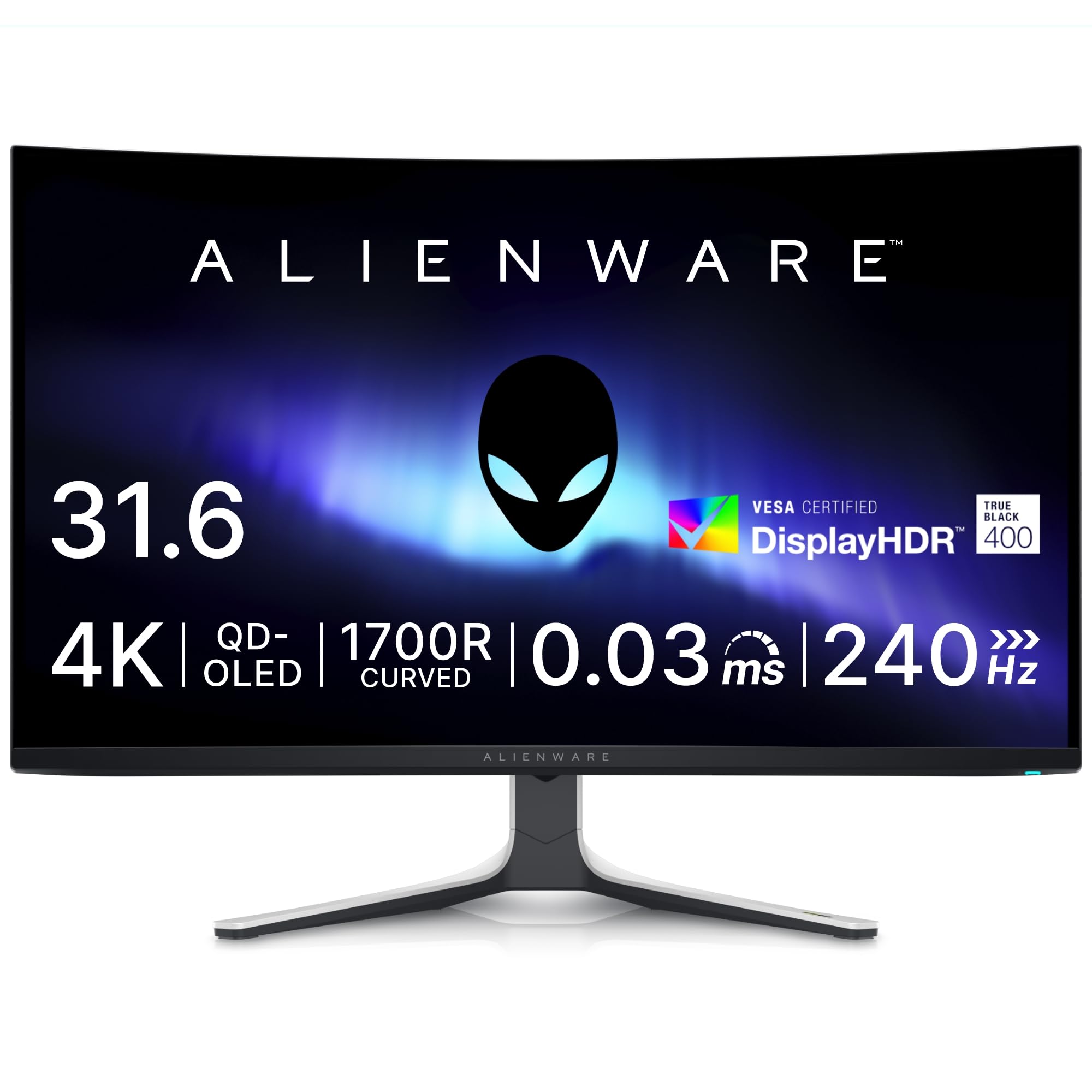 Amazon | Dell AW3225QF 32インチ 曲面 有機EL Alienware ゲーミング