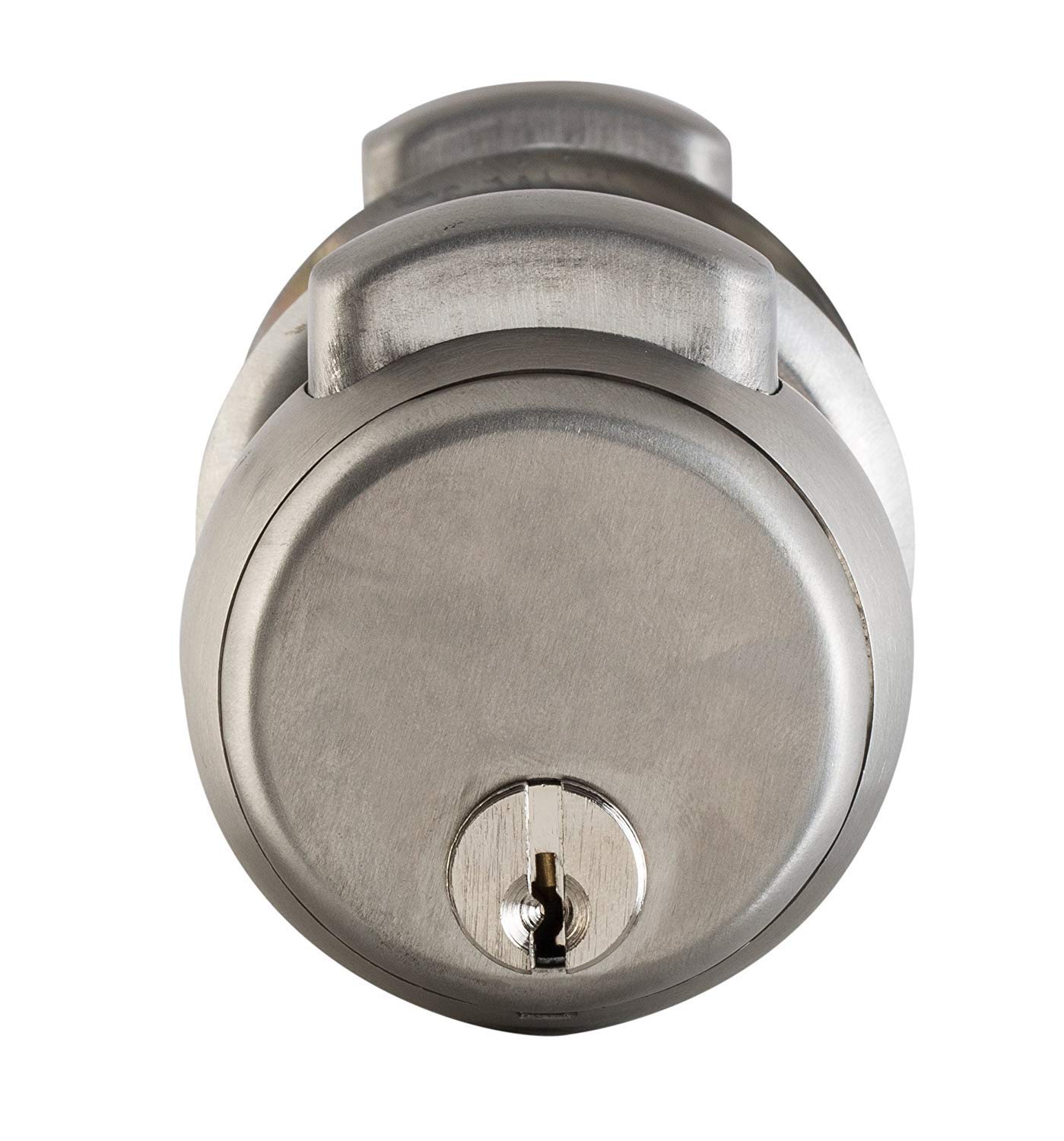 Europa Stainless Steel Feather Touch Bedroom Entrance Press Button Cylindrical Lock C120SS | Secure Key Lock for Home & Office Doors | Durable Rust-Resistant Build