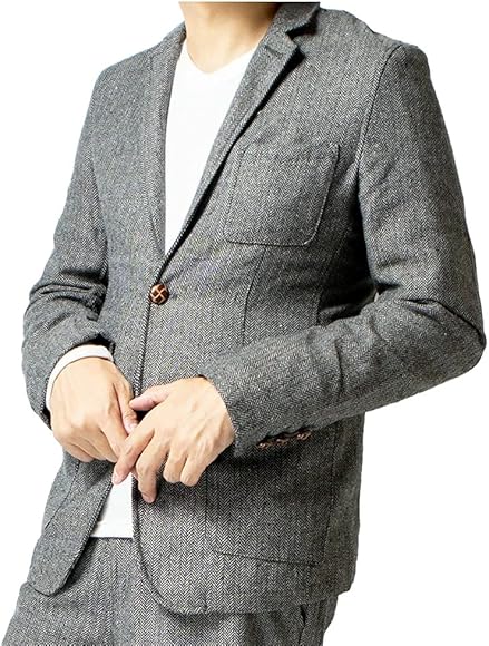 Amazon | [GENELESS] ジェネレス テーラードジャケット ウール