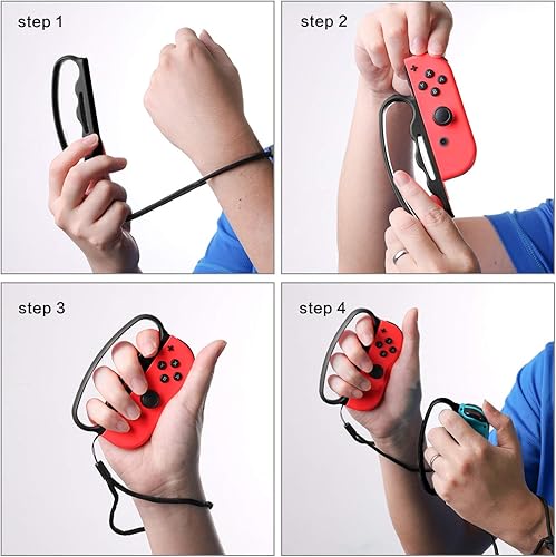 Vista 18 de ECHZOVE Agarre de boxeo para Nintendo Switch Fitness Boxing, controlador para Nintendo Switch Boxing Game