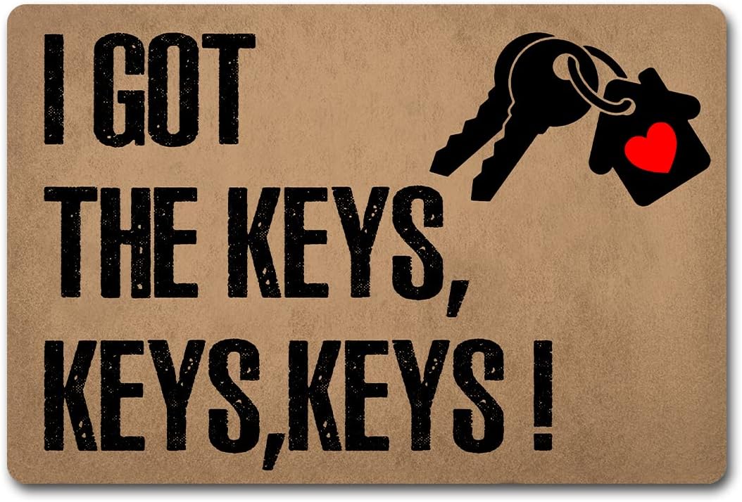 Funny Welcome Doormat Personalized Rugs Welcome To The 19th Hole Golf Doormat 15.9"(W) X 23.7"(L)Anti-Slip Rubber Back Doormats House Warming Gift Rugs For The Entrance Way Front Porch Patio Decor