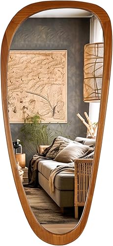 Miniatura 24 de WallBeyond Espejo asimétrico, espejo de pared irregular, espejos de pared decorativos para dormitorio, sala de estar, entrada, pasillo, espejo