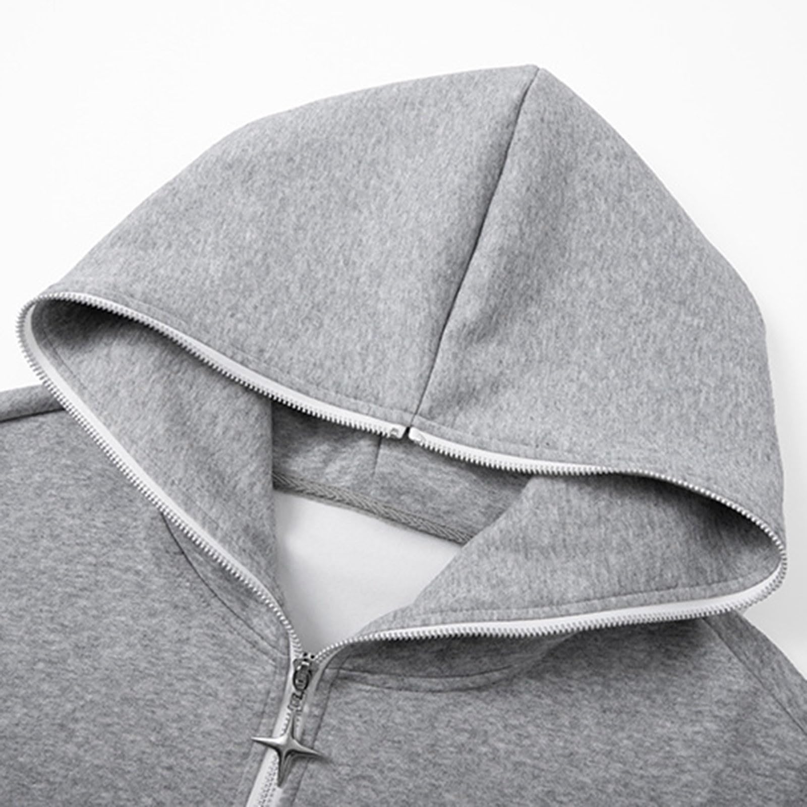 HAOLEI Sudaderas Hombres con Capucha,Hoodies Deportes Sudadera Media Cremallera Sweatshirt Homem Manga Larga Holgado Moda Ropa Deportivo con Bolsillos Casual Fitness Top Otoño e Invierno