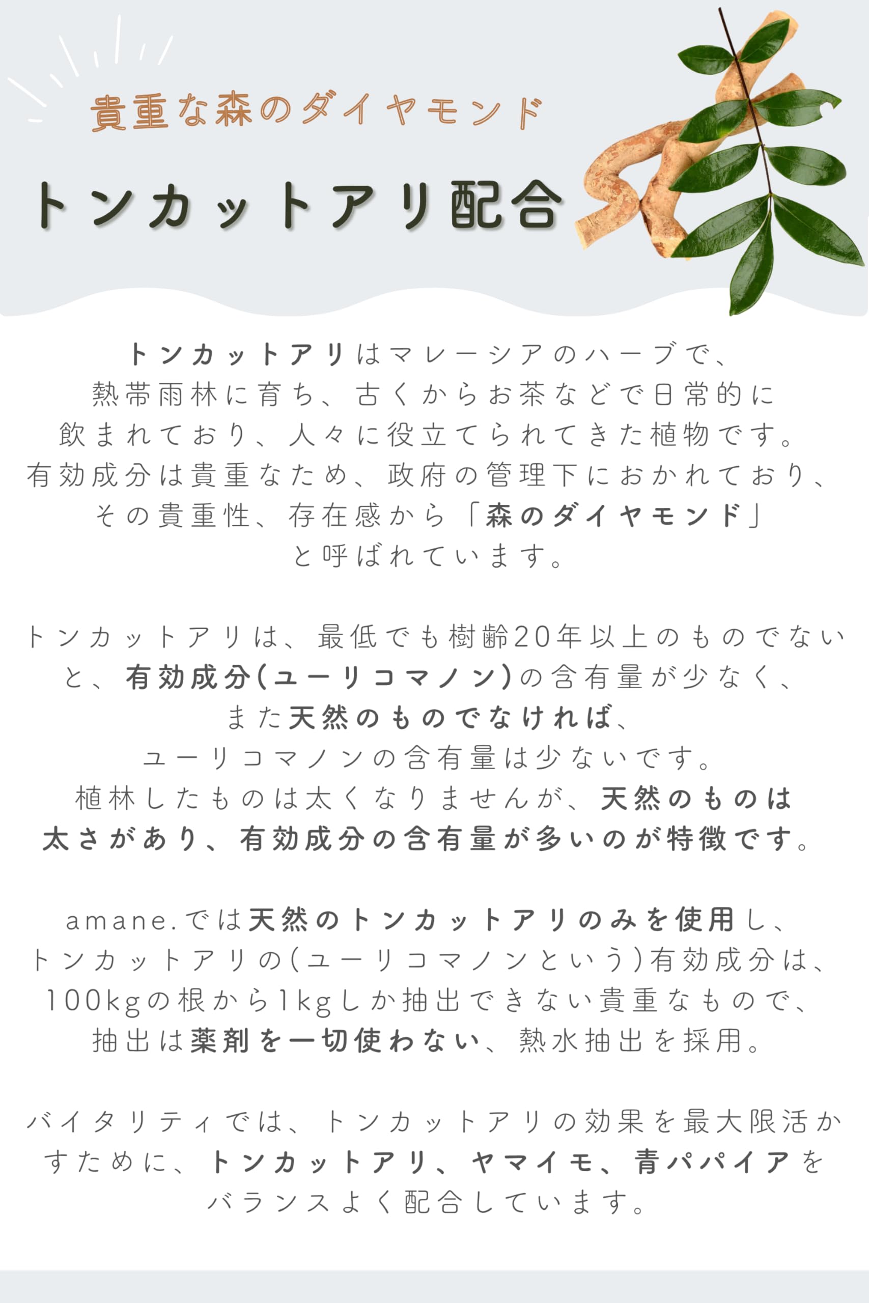 Amazon | サプリメント バイタリティ | amane fasting drink | 植物 