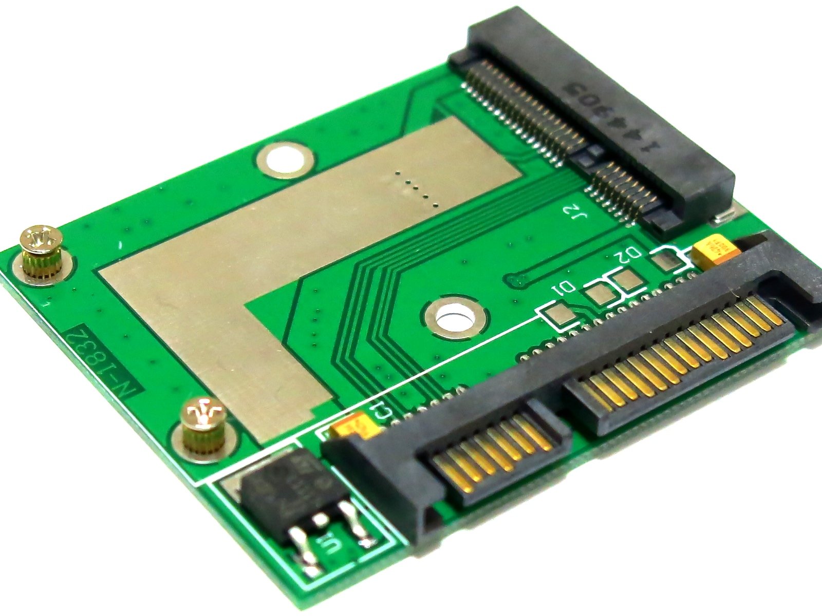 Amazon | mSATA（mini SATA） SSD → ハーフスリム Half-Slim SATA SSD 