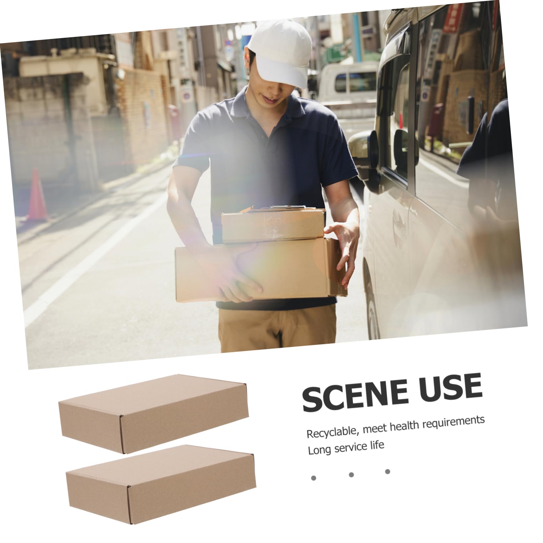 25piezas Cajas De Cartón Para Embalaje Caja De Envío Engrosada Para Pequeñas Unidades Para Envío y Almacenamiento De Ropa y Ropa Interior Para Embalaje