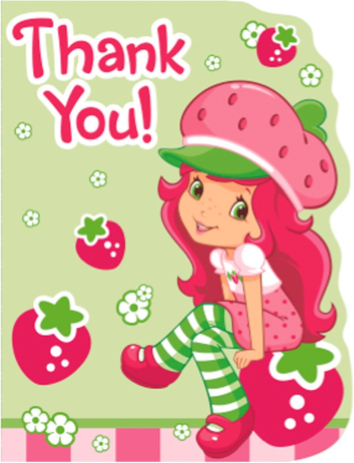 AmscanStrawberry Shortcake Thank You Notes (8-Pack)