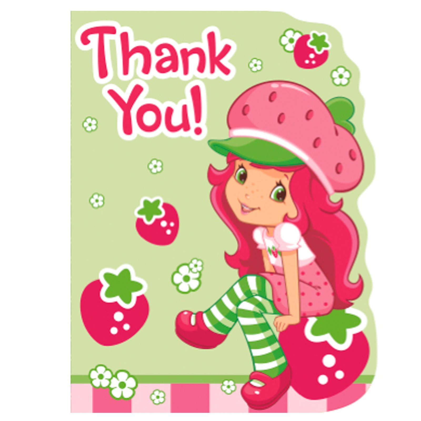 AmscanStrawberry Shortcake Thank You Notes (8-Pack)