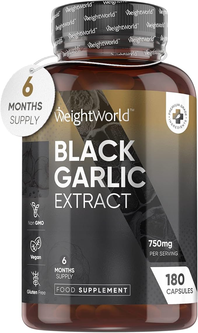 Black Garlic Capsules Odourless High Strength 11,250mg 6 Months