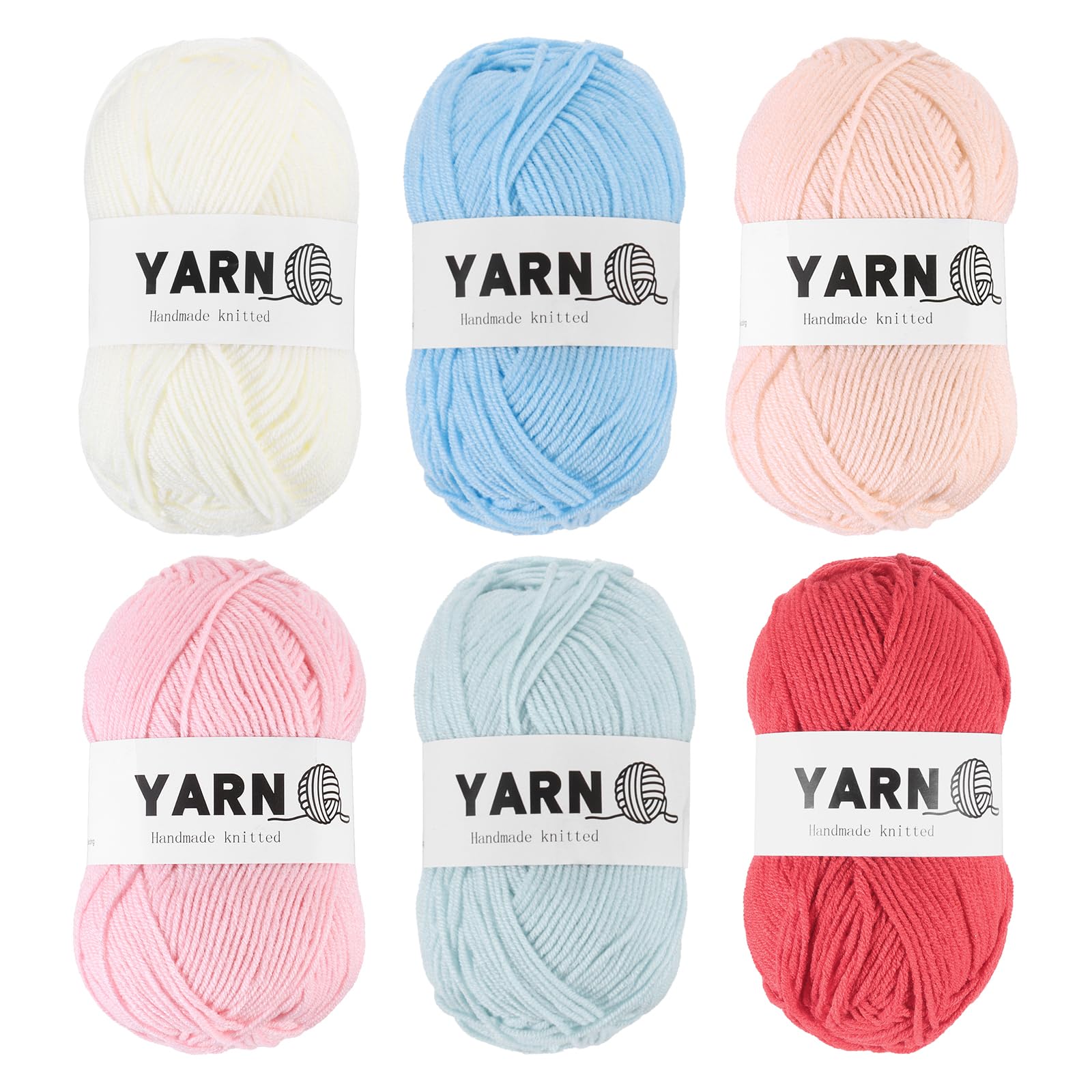 Hilo acrílico suave que no pica para tejer amigurumis y colchas de punto