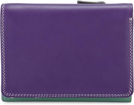 mywalit Tri-Fold Leather Wallet | 8 Card Slots Wallet | ID Window & Coin Pocket | Orchid | Stylish & Functional Accessory for Men & Women | Perfect for Everyday Use