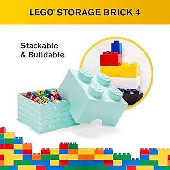 Amazon.com: Room Copenhagen 40030642 LEGO Storage Brick, 4