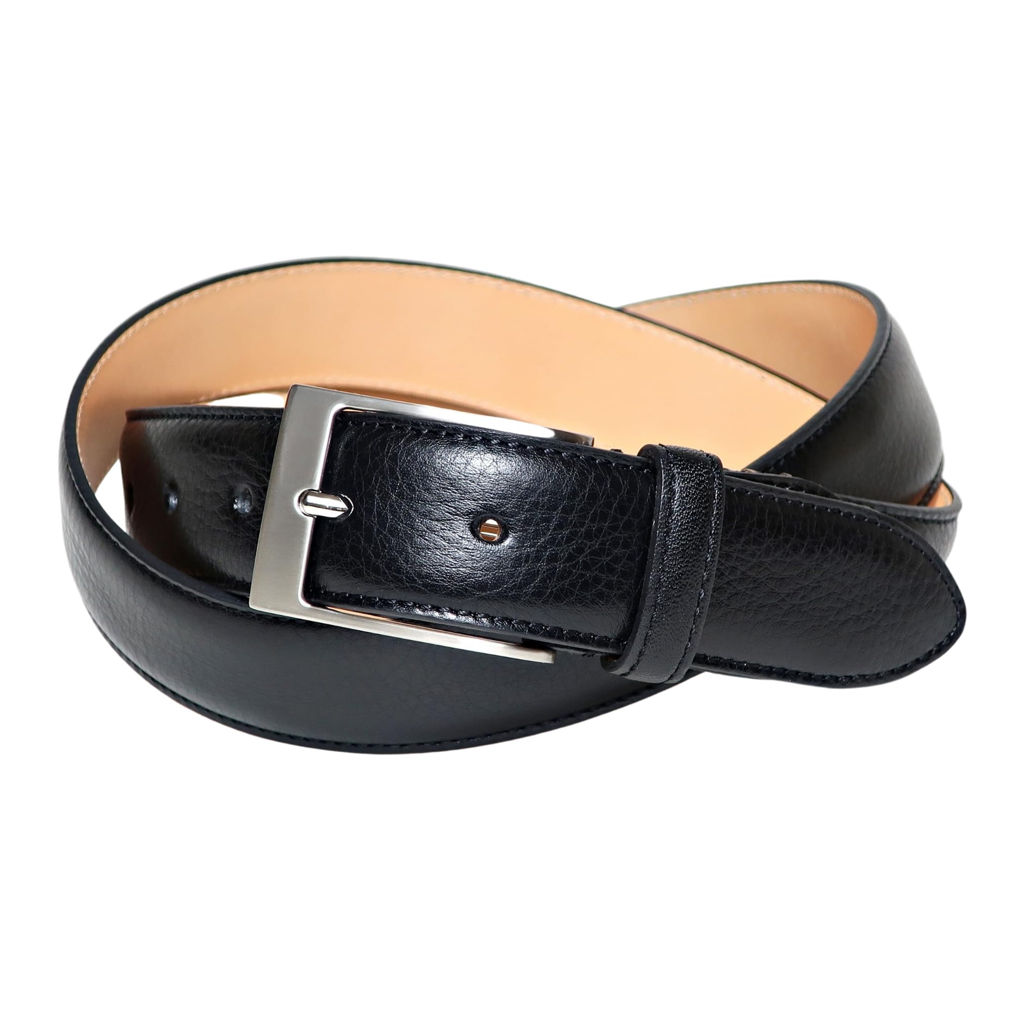 Amazon | [KIETH] ベルト メンズ 本革 ブラック 33mm幅 ソフト