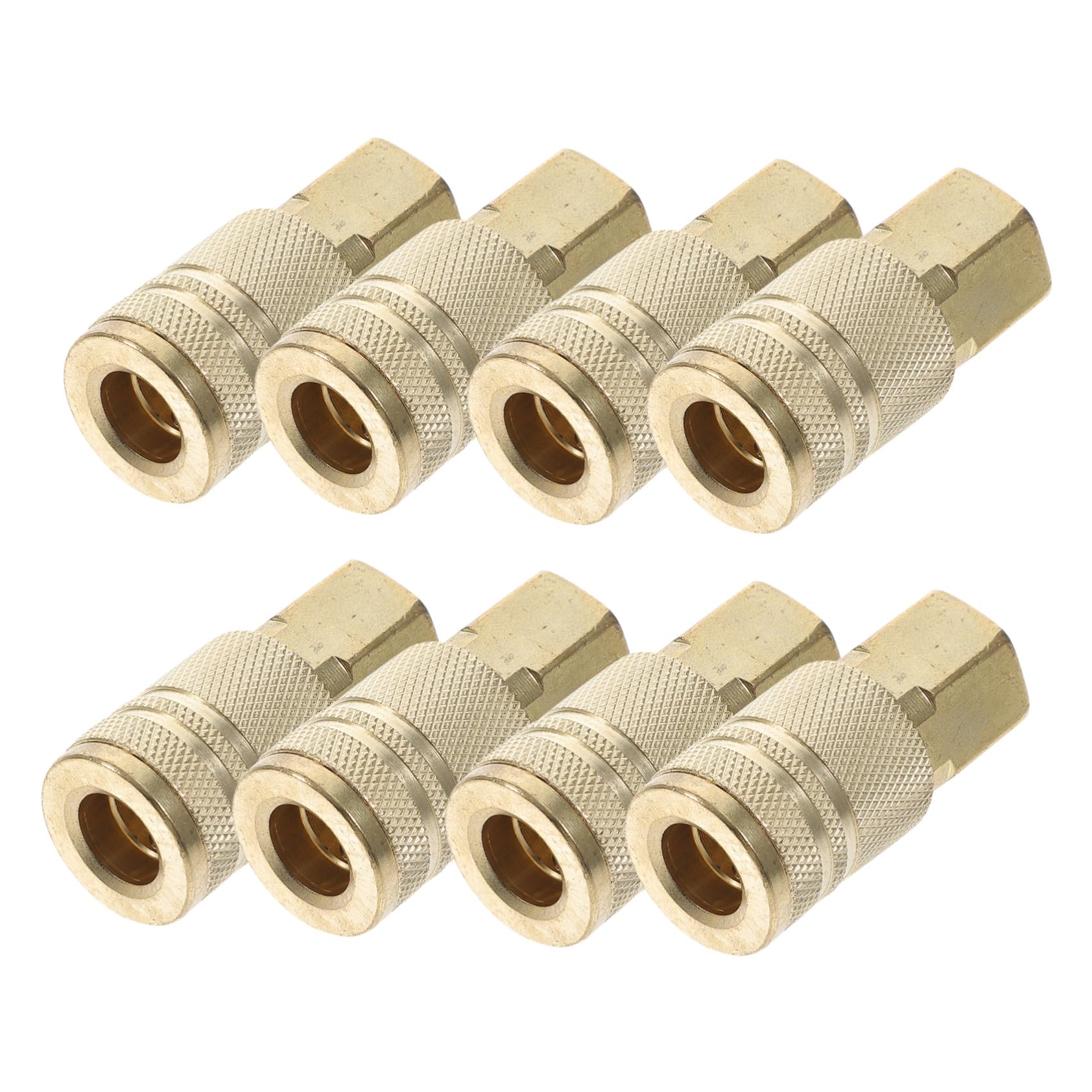 Gatuida 10 pezzi Raccordi Rapidi in Ferro Zincato per Tubo Aria Compressa Attacchi Resistenti Antiruggine Facili da Installare e Sganciare per Utensili Pneumatici
