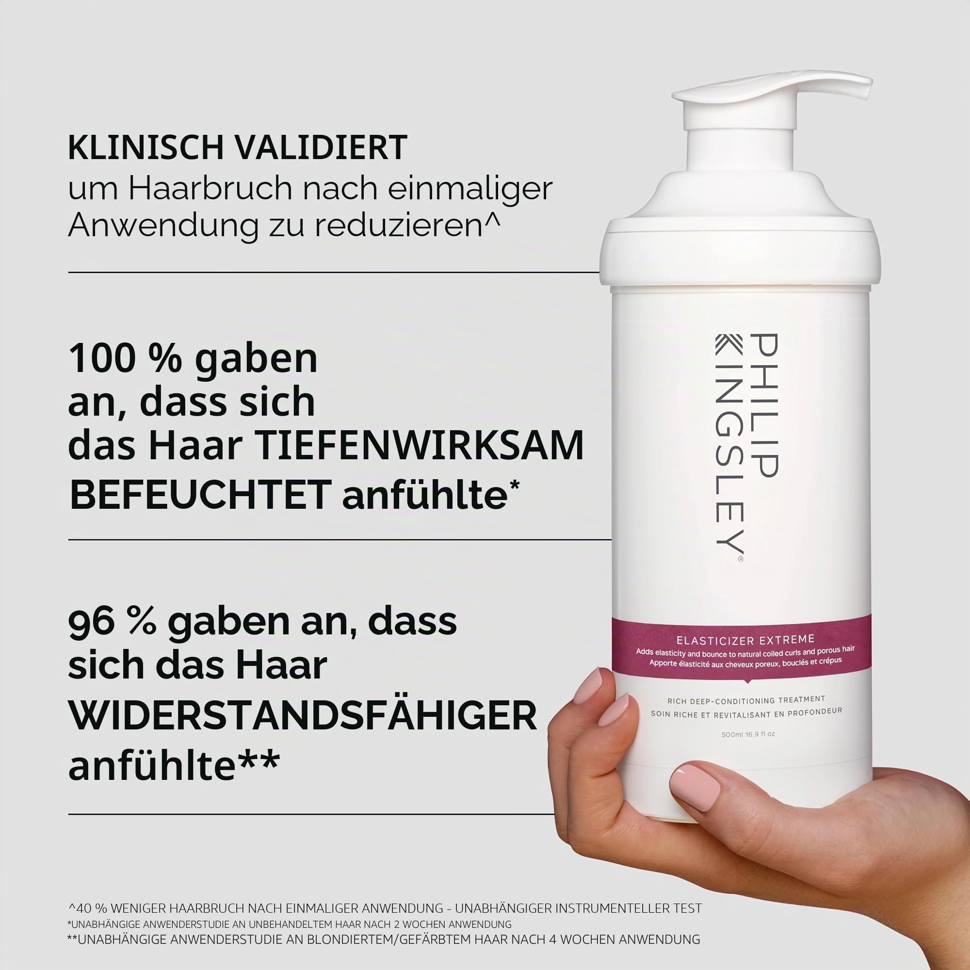 Philip Kingsley | Elasticizer Extreme Rich Deep Conditioning Haarmaske Reparatur Behandlung | Pre Shampoo Tiefenpflegemaske | 500ml