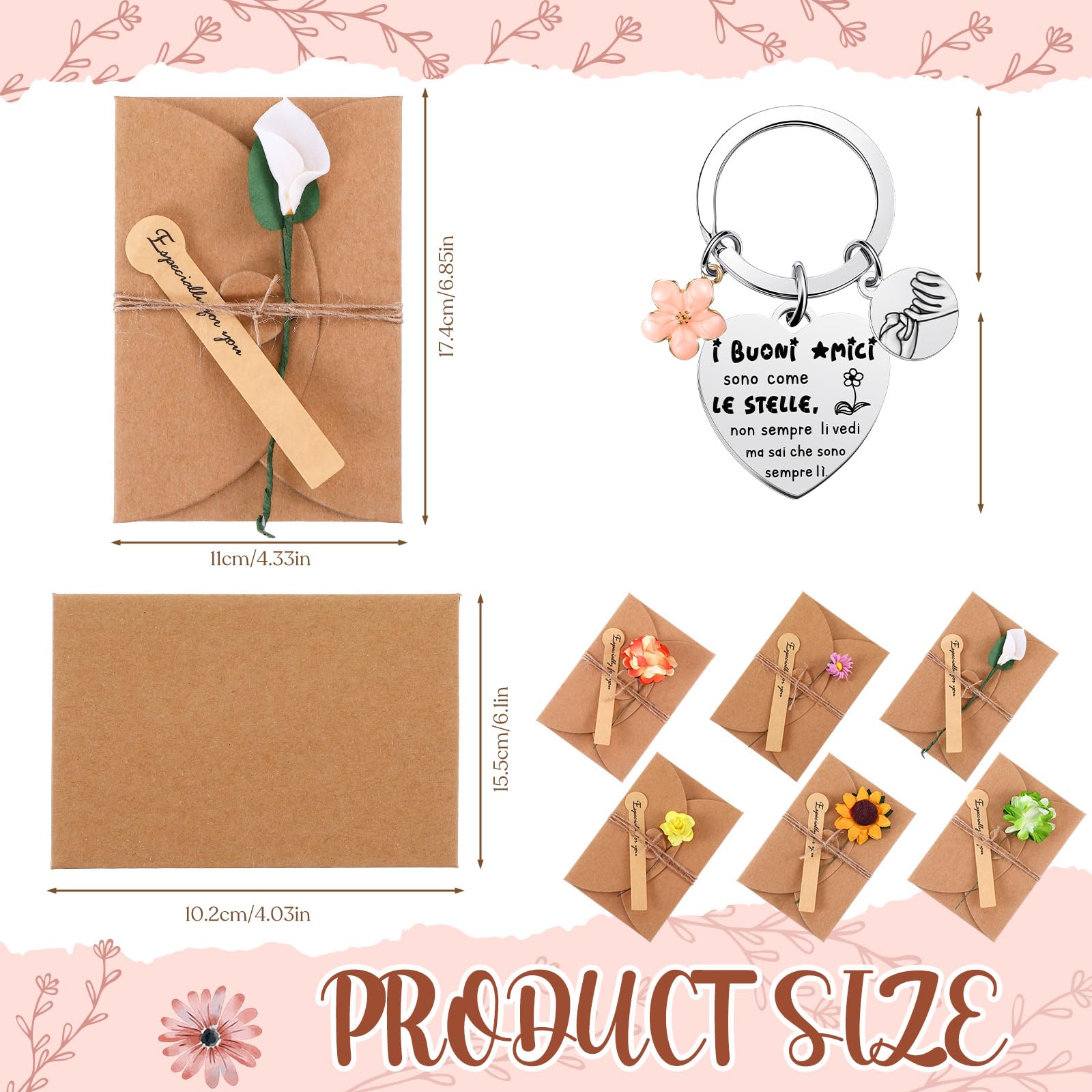 2 Portachiavi Pizza In Legno Con Cartolina E Busta Regalo – Design A Forma Di Fetta – Regalo Personalizzabile Per Bambini, Coppie E Migliori Amici – Incluso Portafortuna