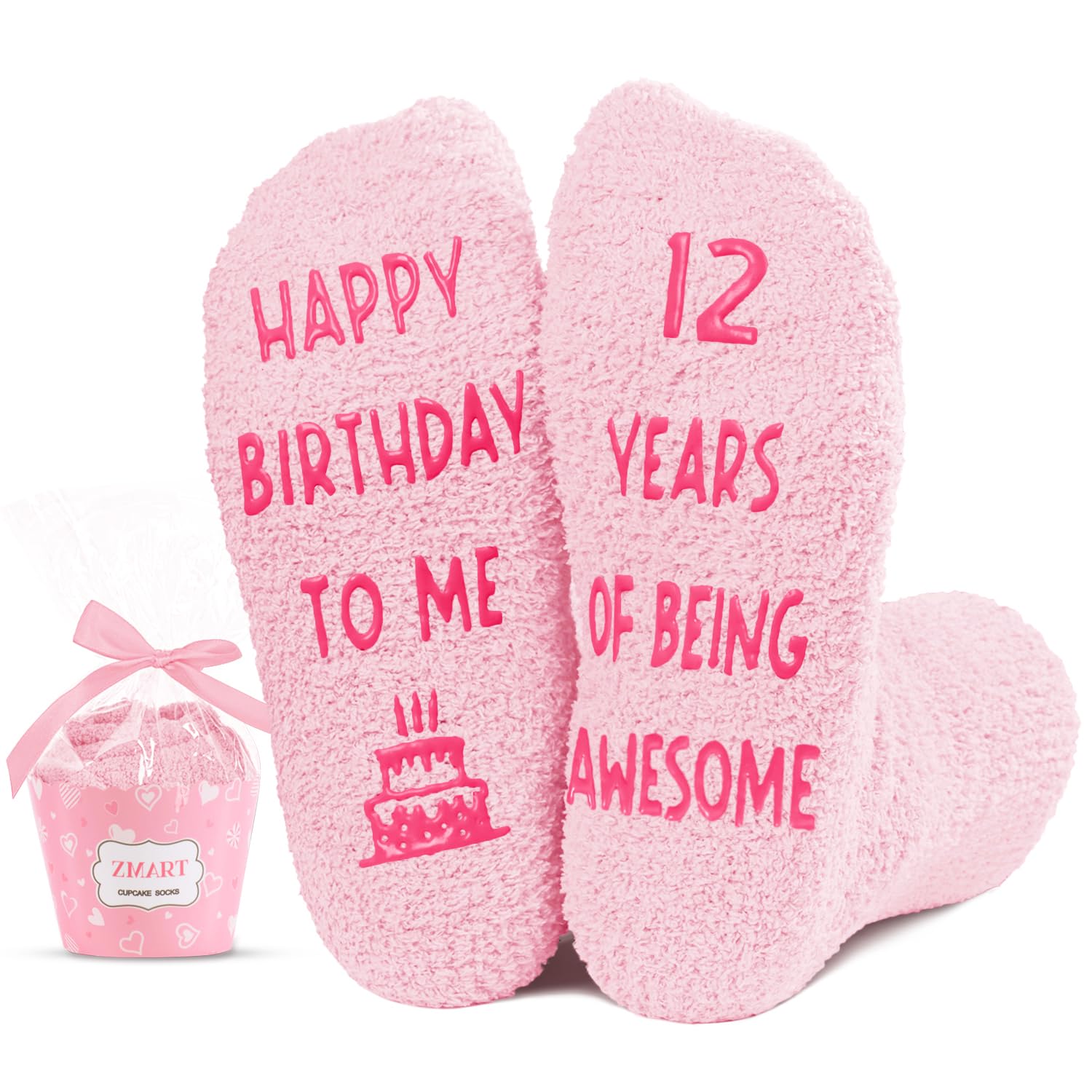 Zmart Birthday Gifts for Girls - Socks for 9-12 Year Olds Kids, Gift Ideas for Tween Girls