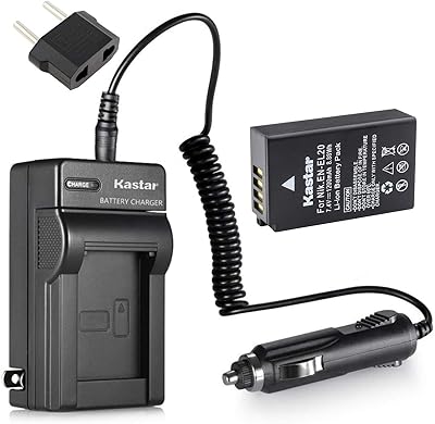 Kastar Battery (1-Pack) and Charger Kit for Nikon EN-EL20, EN-EL20a and Nikon Coolpix A, Nikon 1 AW1, Nikon 1 J1, Nikon 1 J2, Nikon 1 J3, Nikon 1 S1, Nikon 1 V3, and Blackmagic Pocket Cinema Camera