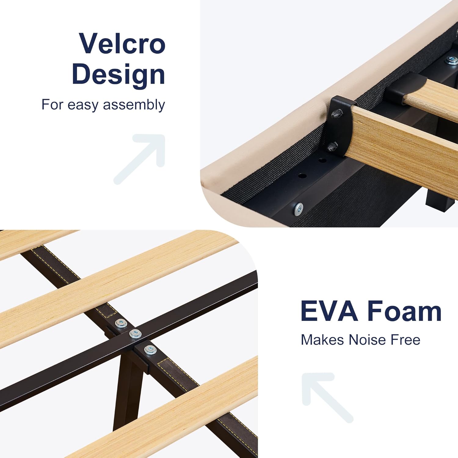 VECELO Velvet Full Size Upholstered Bed Frame with Headboard, Sturdy Platform Full Bed Frame with 3 Capacious Drawers, LED Light, Charging Station, USB Ports, Quiet, Easy Assembly, Beige