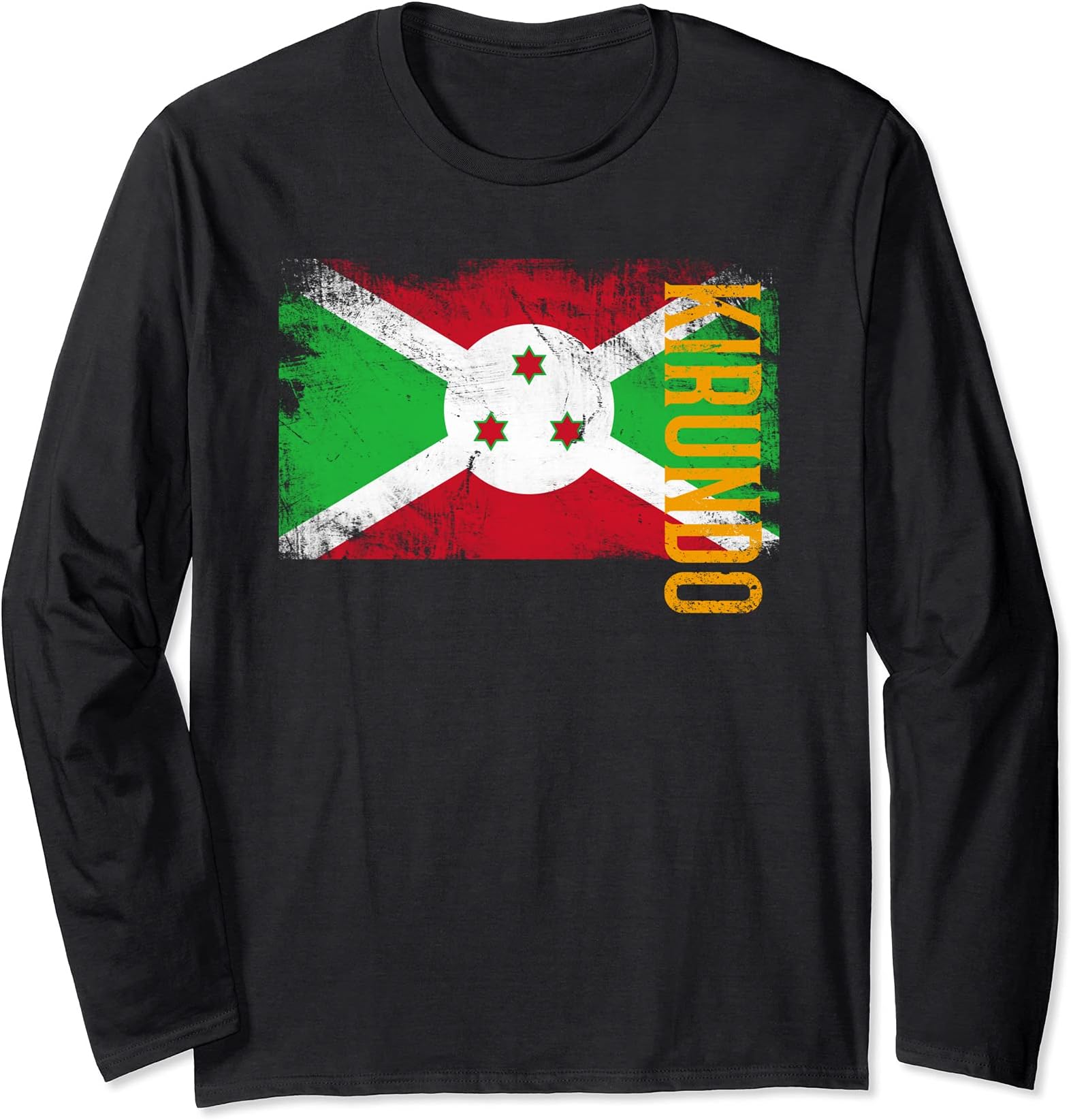 Love Africa style shirtKirundo Burundi , Gift For Burundian Men, Women And Kids Long Sleeve T-Shirt