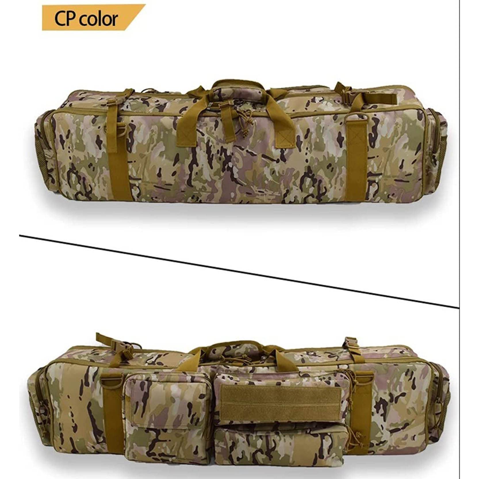 Rifle Bolsa, Airsoft Caza Pistola Funda, Gran Capacidad con Correa de Nylon Táctica Heavy Slip Carrying Dual Rifle Case Bolsa para Caña de Pescar Escopeta Carry