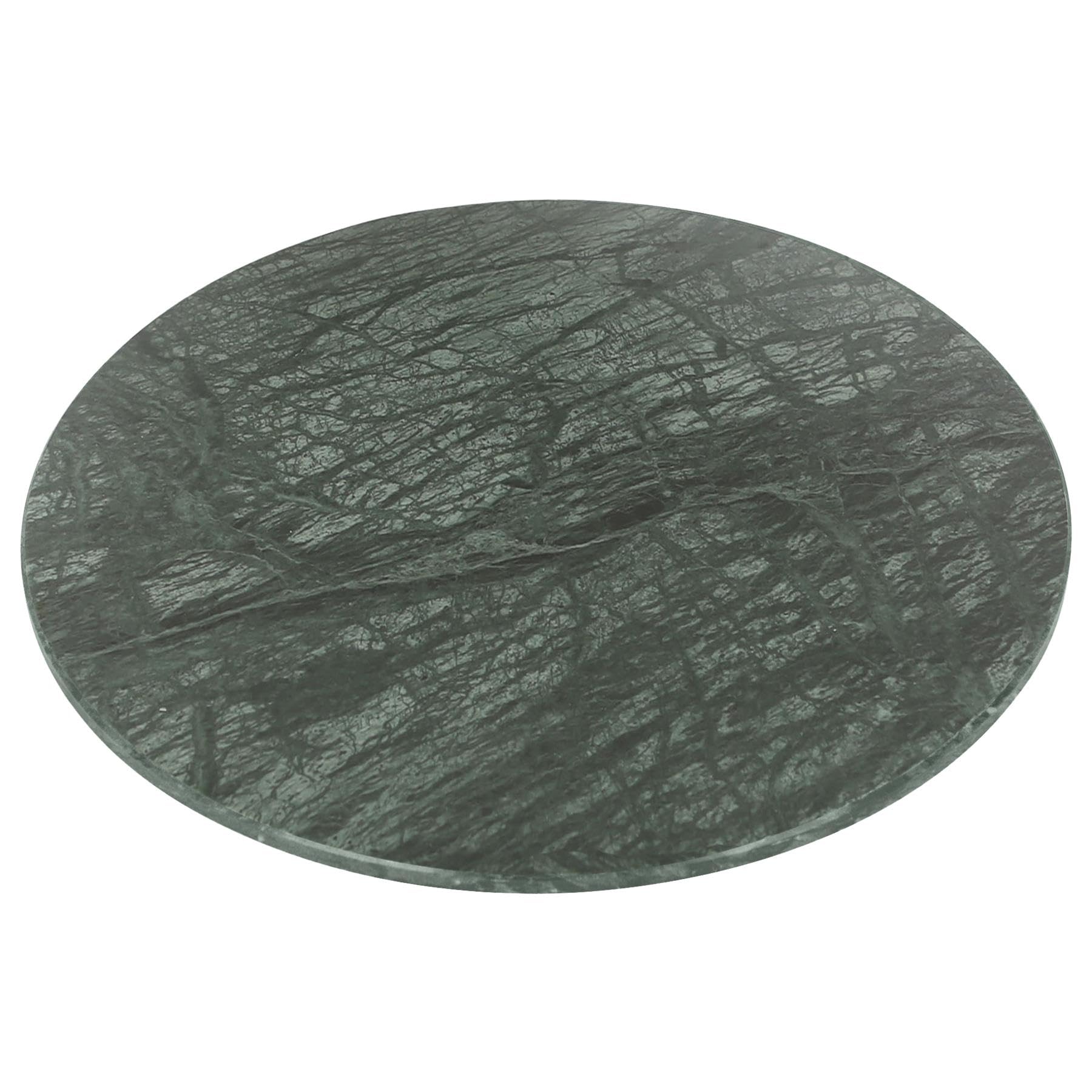 Argon Tableware Green Round Marble Placemat / Chopping Board - 30Cm