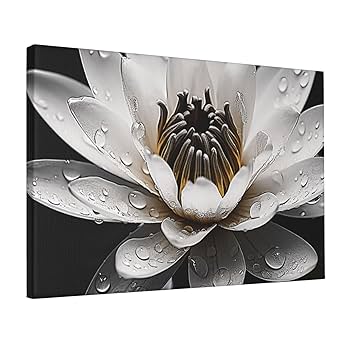 Amazon.com: LHCVSFGW Wall Art Prints Black and White Water