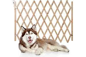 Hoomall Retractable Accordion Gate For Dogs