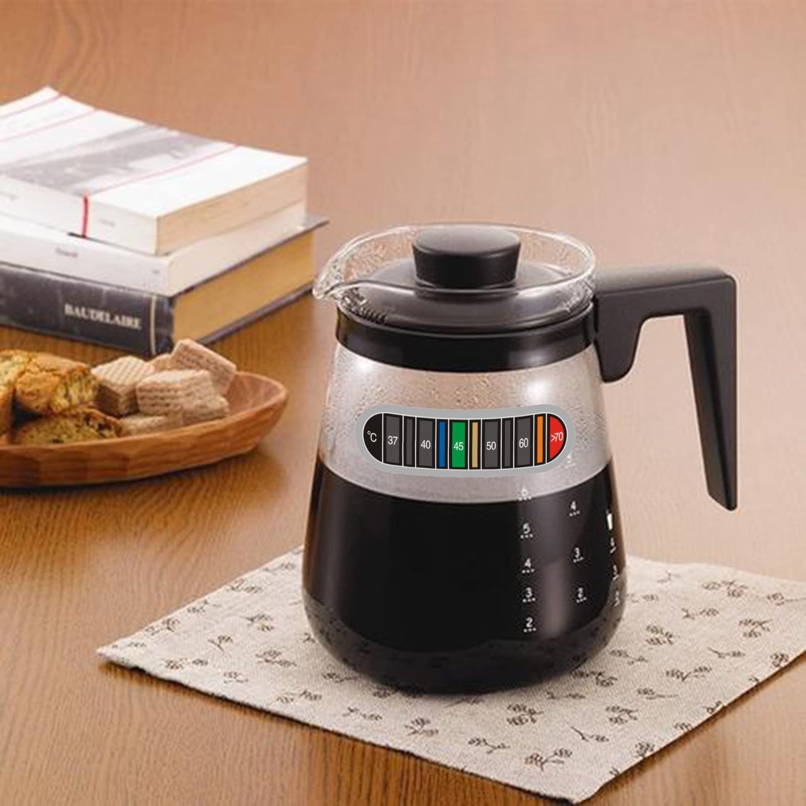 Stick On Strips Horizontal Stickers Read Temperature For Fermenting Brewing Wine