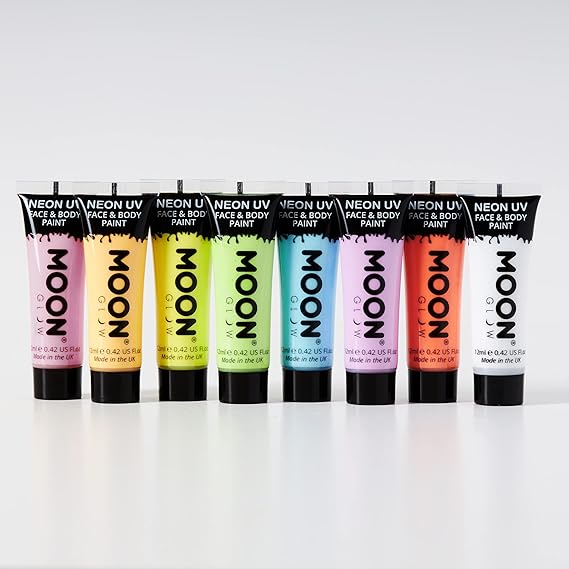 Moon Glow - 0.42oz Blacklight Neon UV Face & Body Paint - Pastel Lilac