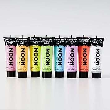 Moon Glow - 0.42oz Blacklight Neon UV Face & Body Paint - Pastel Lilac