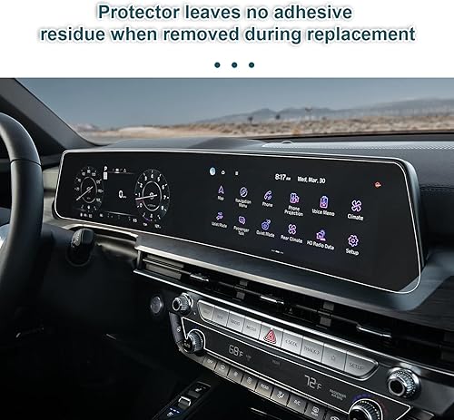 Miniatura 2 de YEE PIN Protector de pantalla Telluride 2025 para Kia Telluride LXSEXSXSX PrestigeX-LineX-Pro Dual Panoramic 12.3 pulgadas 2025
