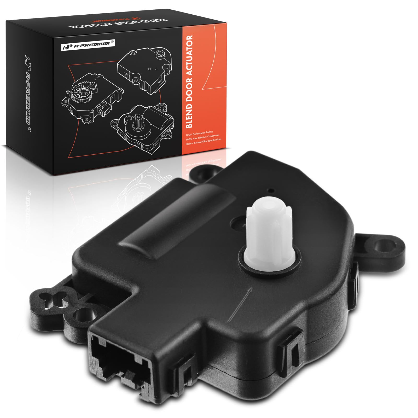 A-Premium HVAC Heater Blend Door Actuator, Compatible with Chrysler 200 Aspen Avenger Sebring, Dodge Caliber/Durango/Journey, Jeep Compass/Patriot/Wrangle, Ram ProMaster Models, Replace# 68018109AA