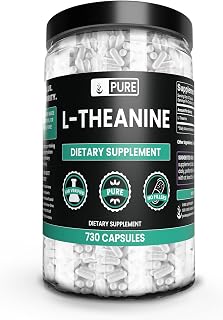 Pure Original Ingredients L-Theanine (730 Capsules) No Magnesium Or Rice Fillers, Always Pure, Lab Verified