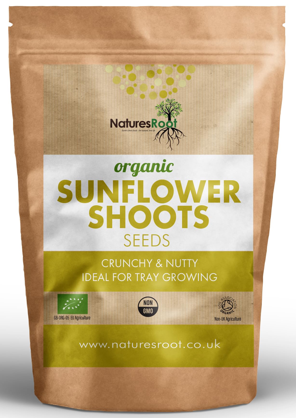 Natures Root Sunflower-Sprouts-250g Sunflower Sprouting Seeds