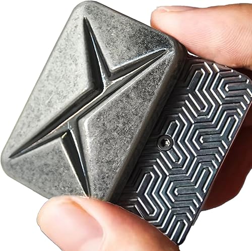 Miniatura 7 de JUDIXY Mini juguete para ansiedad de 3 capas para el pulgar, juguetes magnéticos de metal EDC Fidget Toys para adultos, TDAH, ansiedad, alivio del