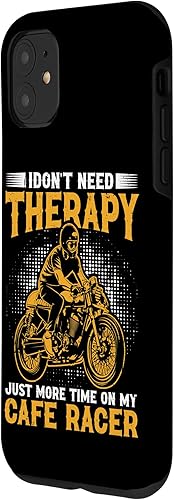 Miniatura 8 de iPhone 1212 Pro I Don't Need Therapy - Just More Time On My Cafe Racer Case