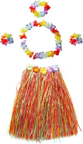 CISMARK Falda elástica hawaiana, bailarina de Hula.