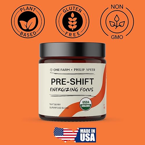 Miniatura 6 de One Farm by WAAYB Suplemento herbal Pre-Shift x Chef Philip Speer, certificado orgánico, suplemento dietético con ingredientes limpios para una