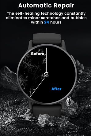 6 Pack Screen Protector for Garmin Vivoactive 5 Smartwatch, Self-Healing Flexible TPU Film, Anti-Scratch HD Clear Soft Screen Protective Film
