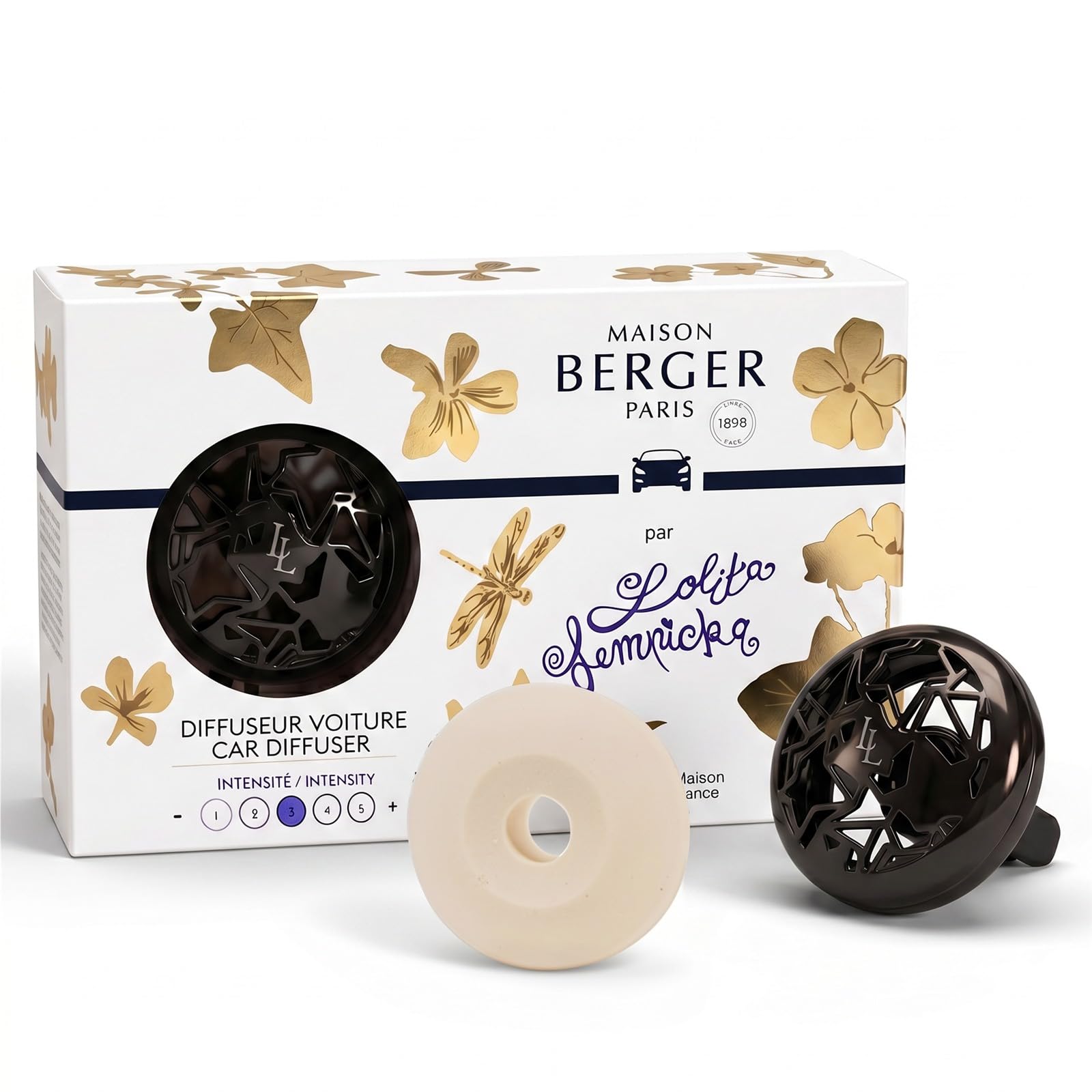 Maison Berger Lolita Lempicka Gun Metal Car Diffuser