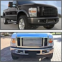 Vista 2 de Spec-D Tuning Luces antiniebla de conducción transparentes + bombillas + interruptor compatible con Ford F250 F350 F450 F550 Super Duty L+R Pair